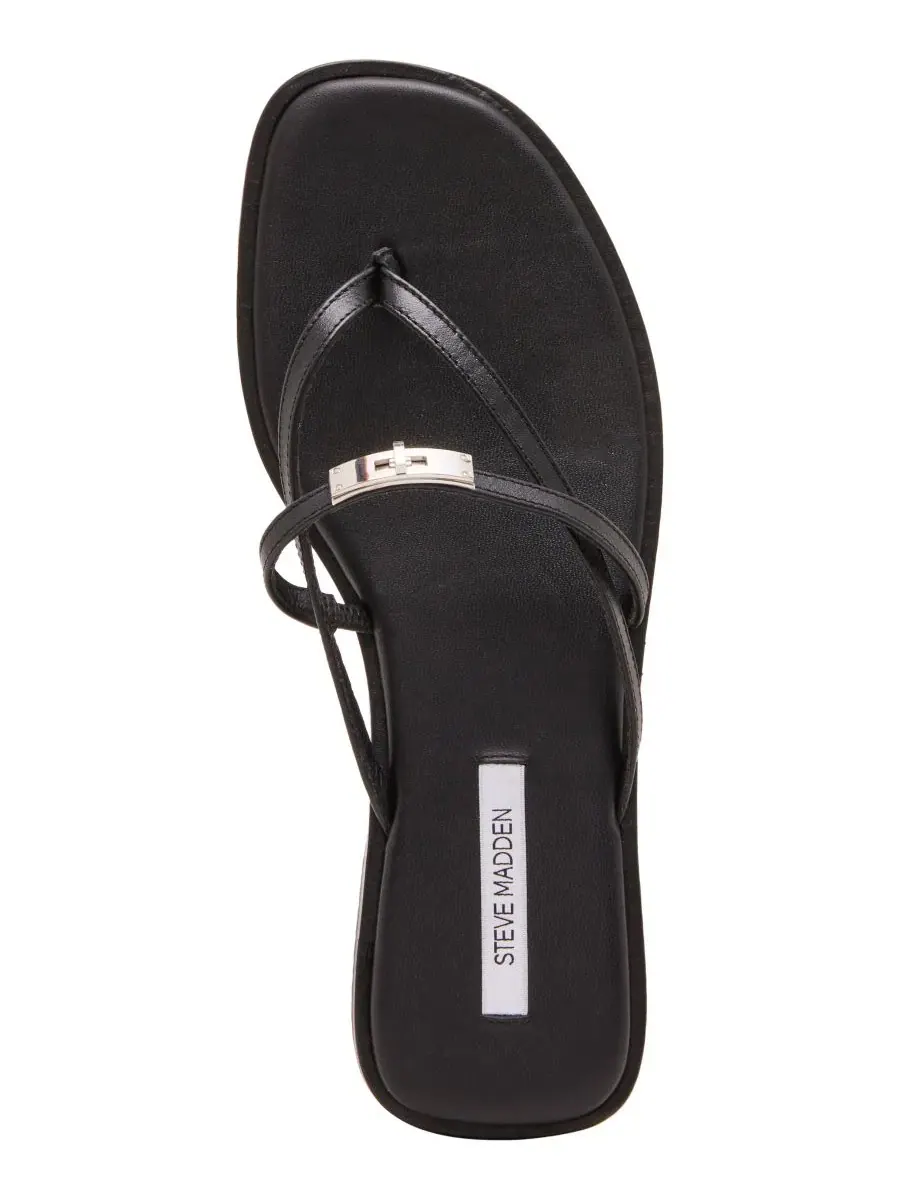 Сандалии-вьетнамки с пряжкой Catalina Steve Madden — изображение 4 из 7, черный