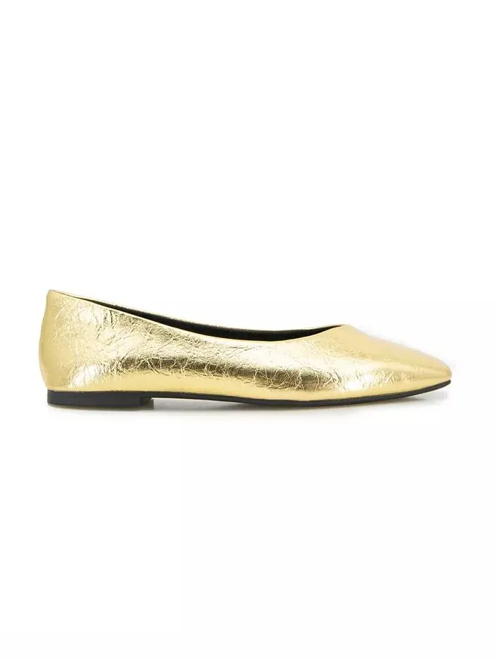 Женские балетки Johanna Square Toe Kenneth Cole New York — изображение 2 из 5, золото