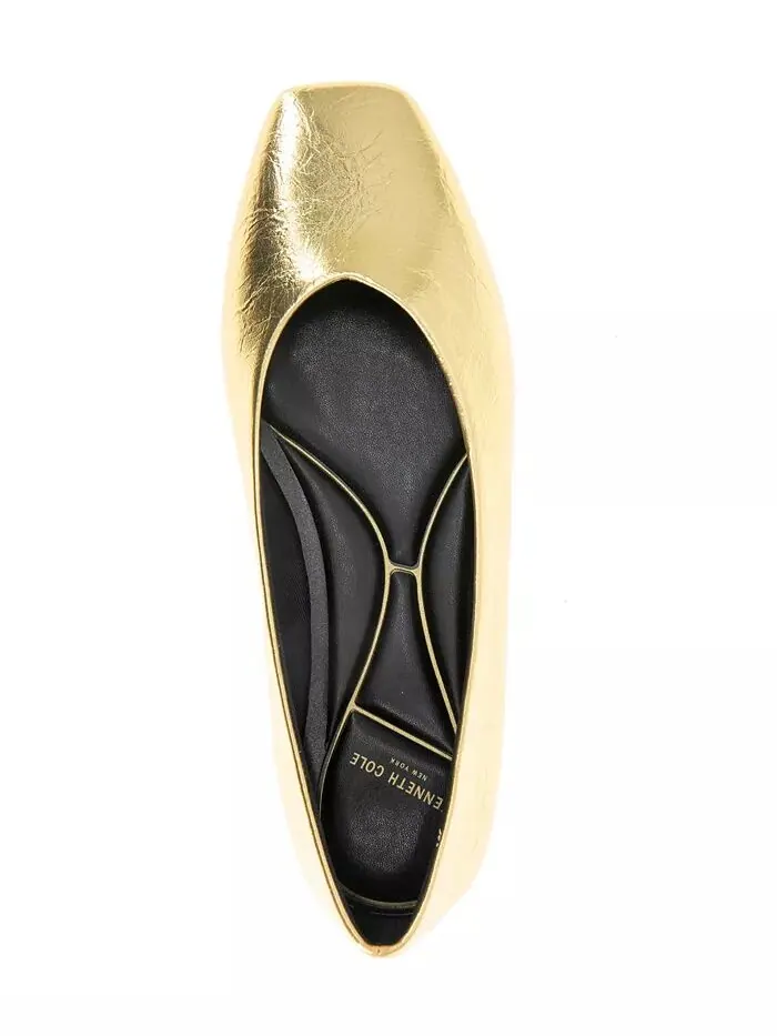 Женские балетки Johanna Square Toe Kenneth Cole New York — изображение 4 из 5, золото