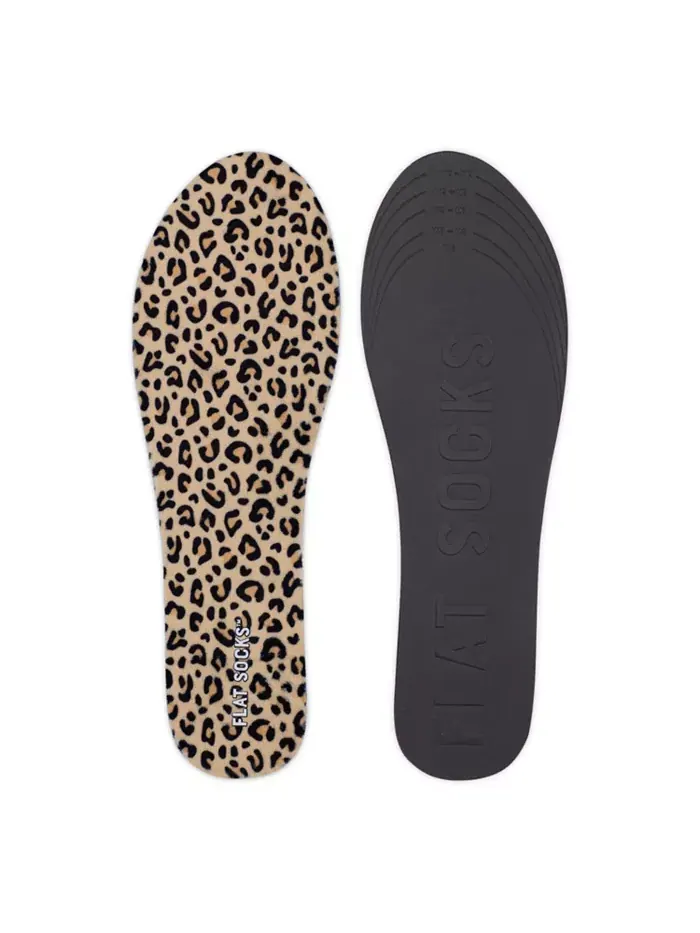 Туфли Women's Flat Socks Foot Petals — изображение 3 из 7, леопардовый