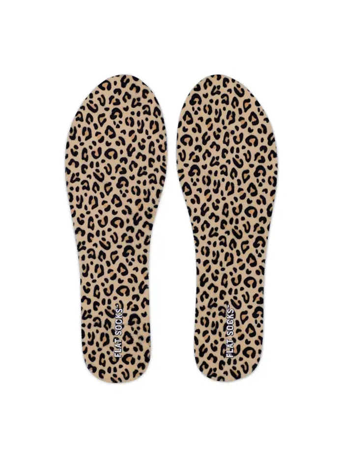 Туфли Women's Flat Socks Foot Petals — изображение 4 из 7, леопардовый