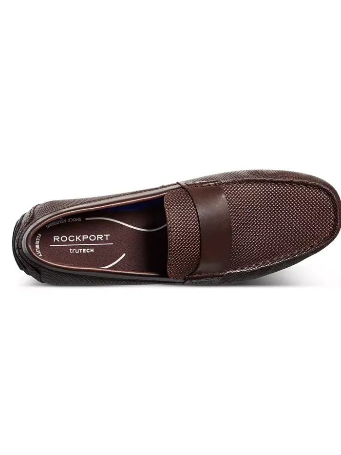 Мужские повседневные лоферы Tayo на плоской подошве Rockport — изображение 4 из 5, коричневый