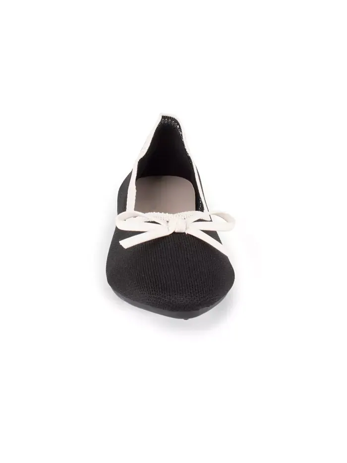 Женские трикотажные туфли Tortuga Knit Slip-On Tahari — изображение 4 из 6, черный слоновая кость