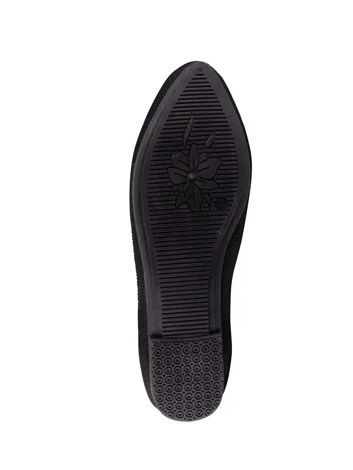 Женские трикотажные туфли Tortuga Knit Slip-On Tahari — изображение 6 из 6, черный слоновая кость