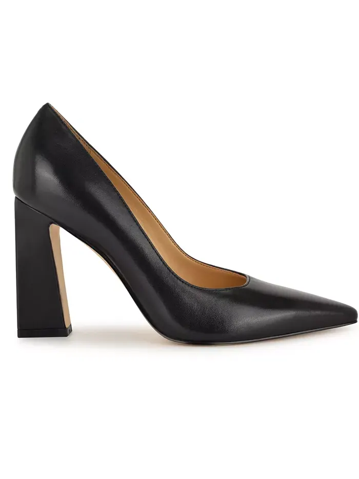 Женские туфли-лодочки Tamant на коническом каблуке Nine West — изображение 2 из 5, черный