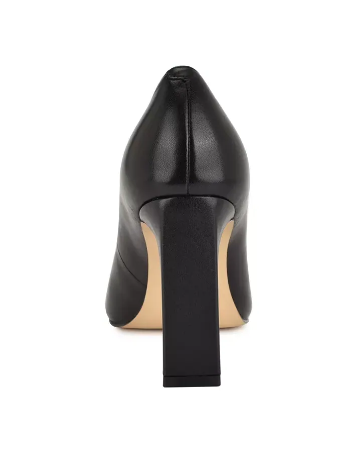 Женские туфли-лодочки Tamant на коническом каблуке Nine West — изображение 3 из 5, черный