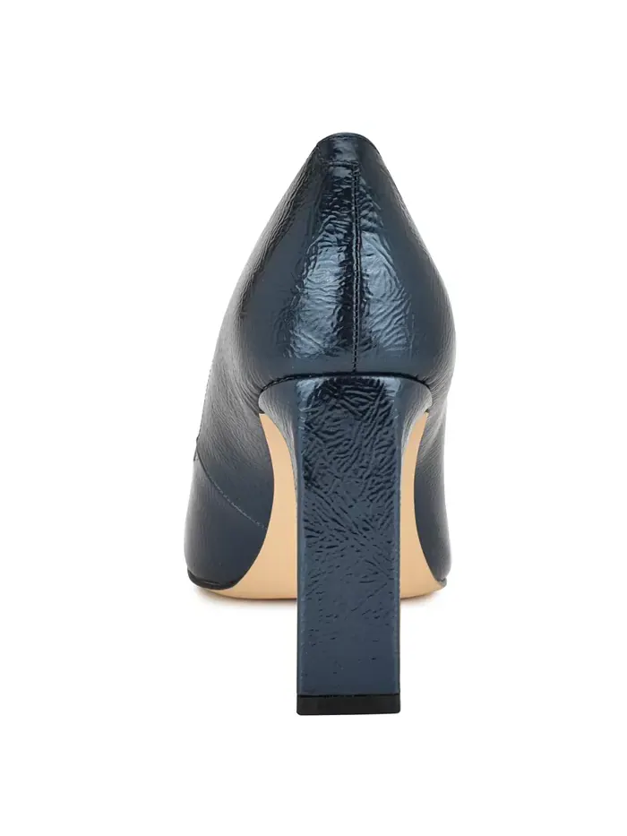 Женские туфли-лодочки Tamant на сужающемся каблуке Nine West — изображение 3 из 5, синий