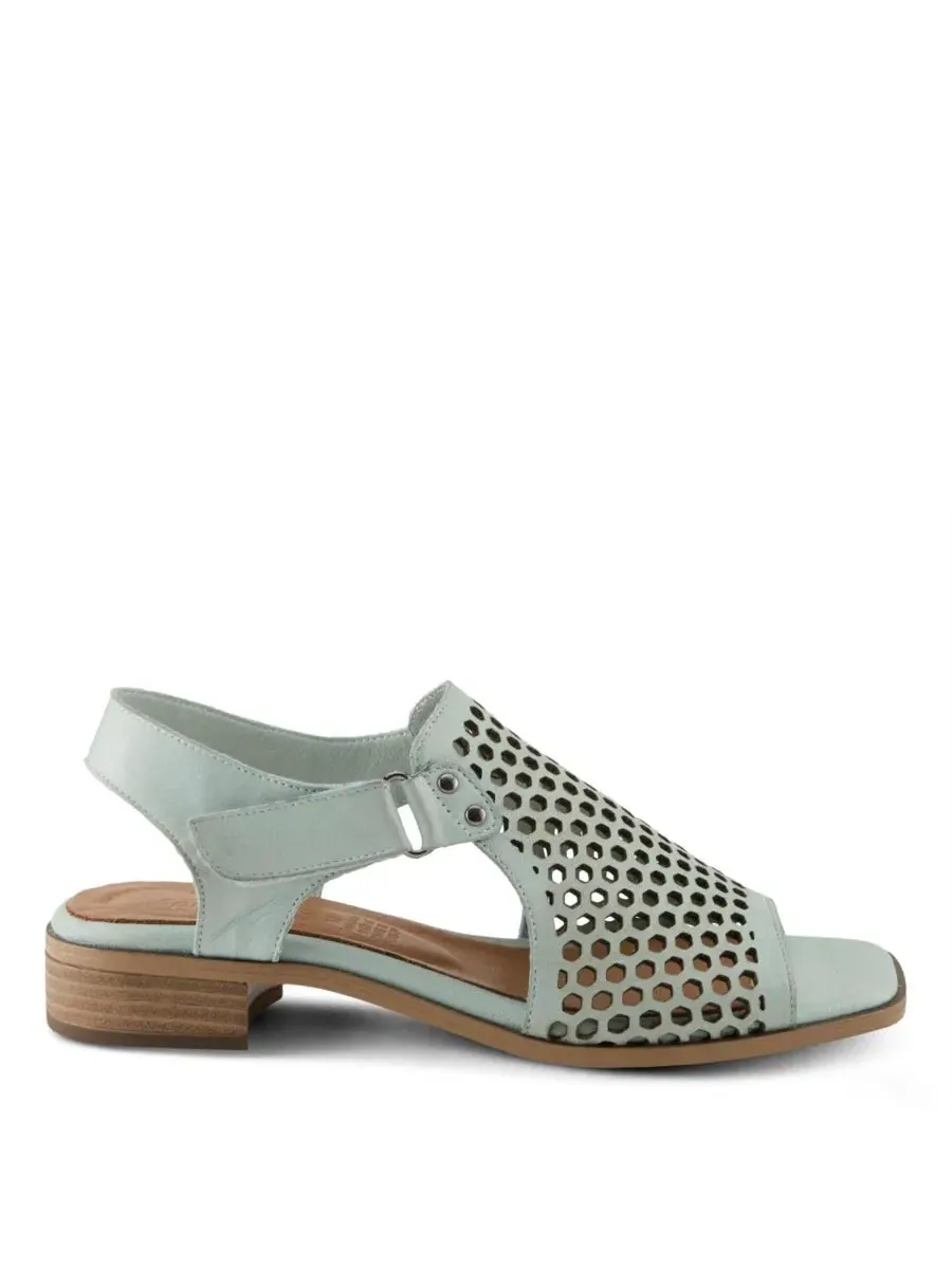 Сандалии Gosset Slingback с перфорированным верхом Spring Step — изображение 2 из 6, зеленый