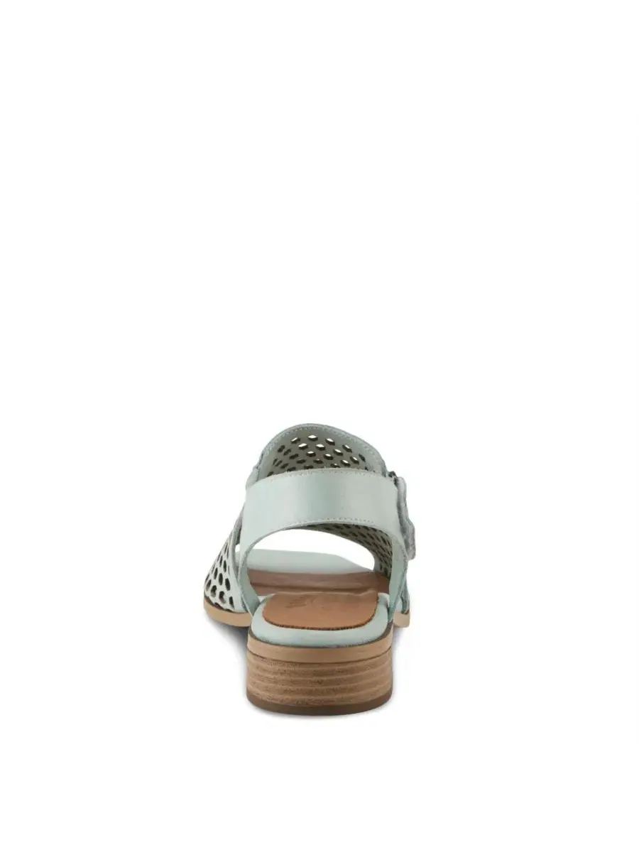 Сандалии Gosset Slingback с перфорированным верхом Spring Step — изображение 3 из 6, зеленый