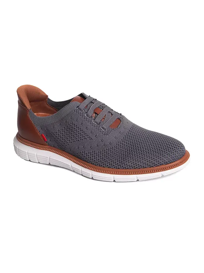 Charles Ave мужские оксфорды с технологией Hands-Free Slip On легкая сетчатая модель Marc Joseph — изображение 1 из 6, серый