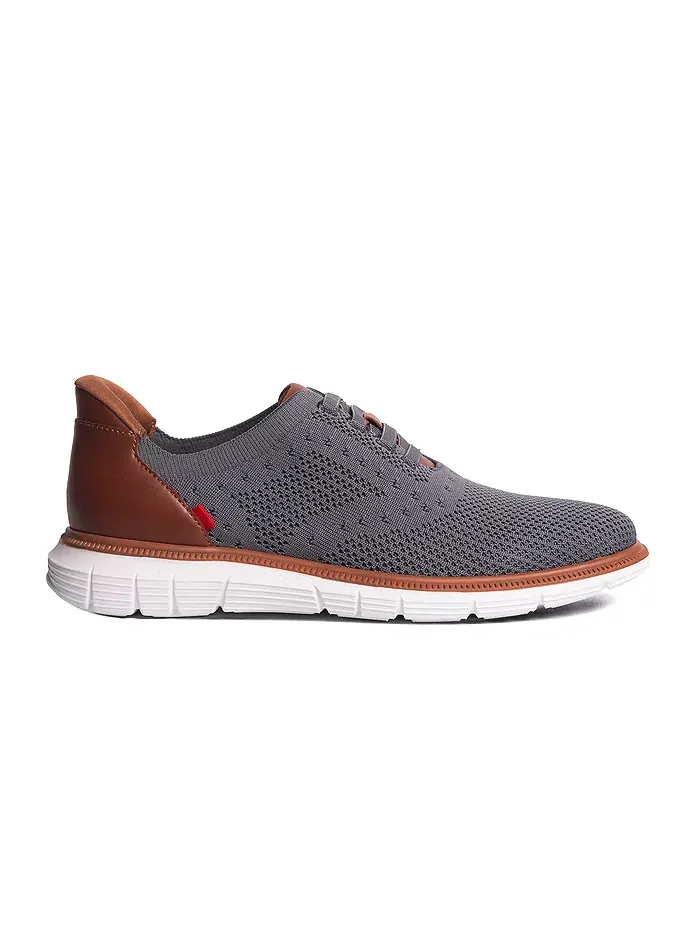 Charles Ave мужские оксфорды с технологией Hands-Free Slip On легкая сетчатая модель Marc Joseph — изображение 2 из 6, серый