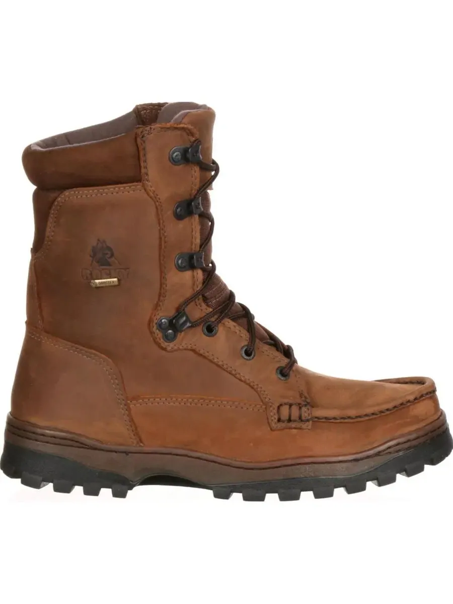 Ботинки мужские с GORE-TEX, из цельной кожи ROCKY — изображение 2 из 7, коричневый