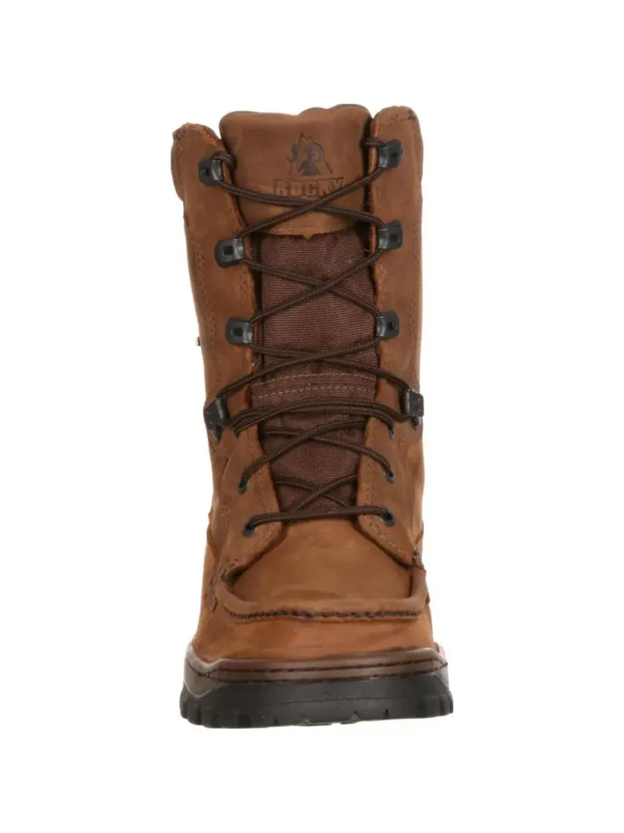 Ботинки мужские с GORE-TEX, из цельной кожи ROCKY — изображение 5 из 7, коричневый