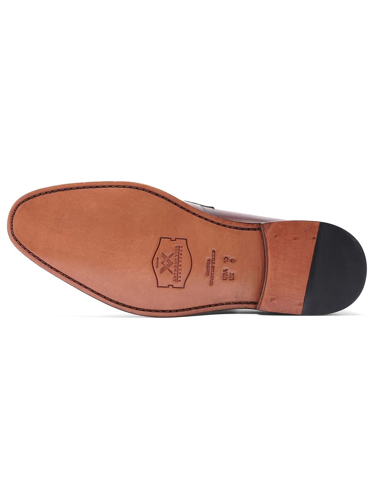 Мужские модельные туфли goodyear без шнурков gerry penny loafer Anthony Veer — изображение 14 из 14, бежевый