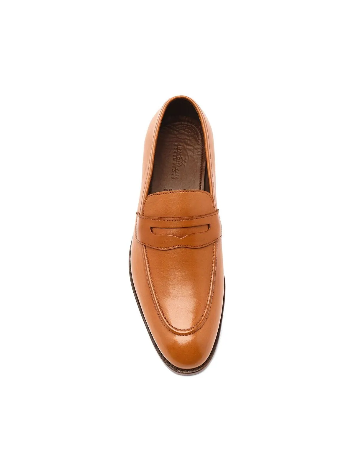 Мужские модельные туфли goodyear без шнурков gerry penny loafer Anthony Veer — изображение 4 из 14, бежевый