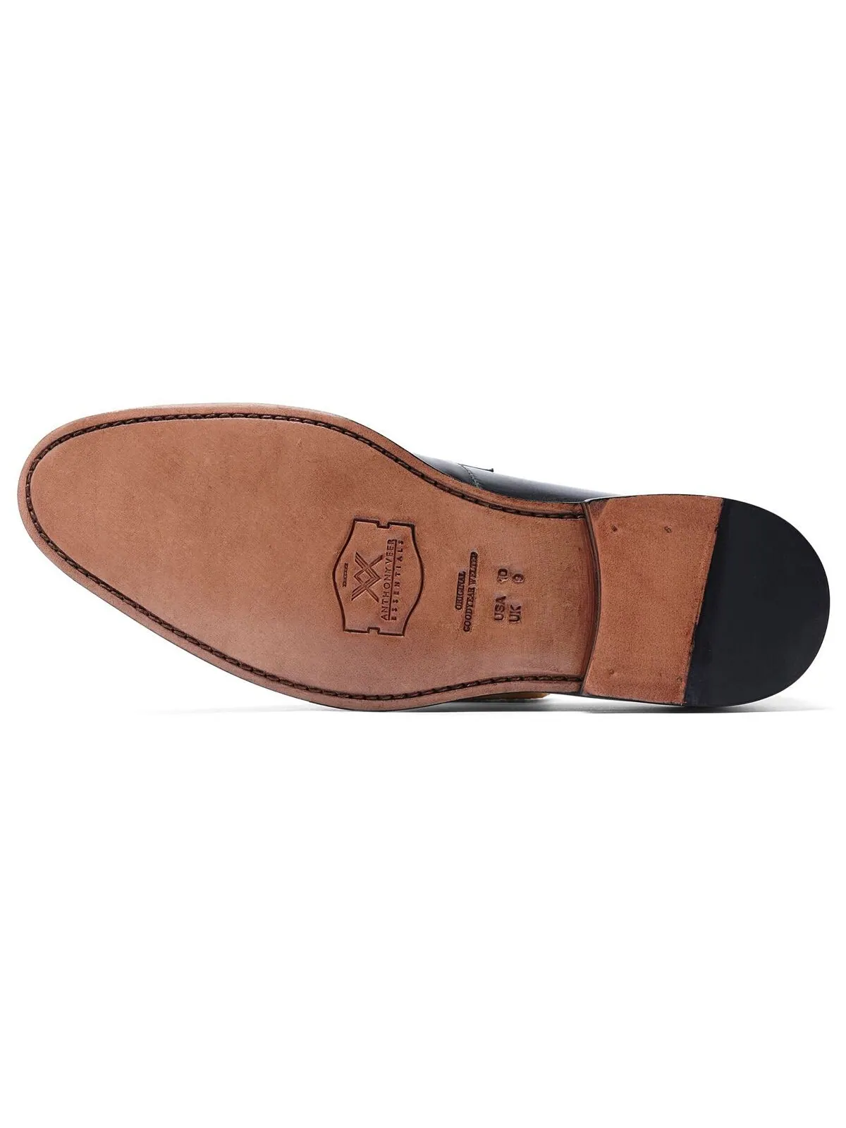 Мужские модельные туфли goodyear без шнурков gerry penny loafer Anthony Veer — изображение 9 из 14, бежевый