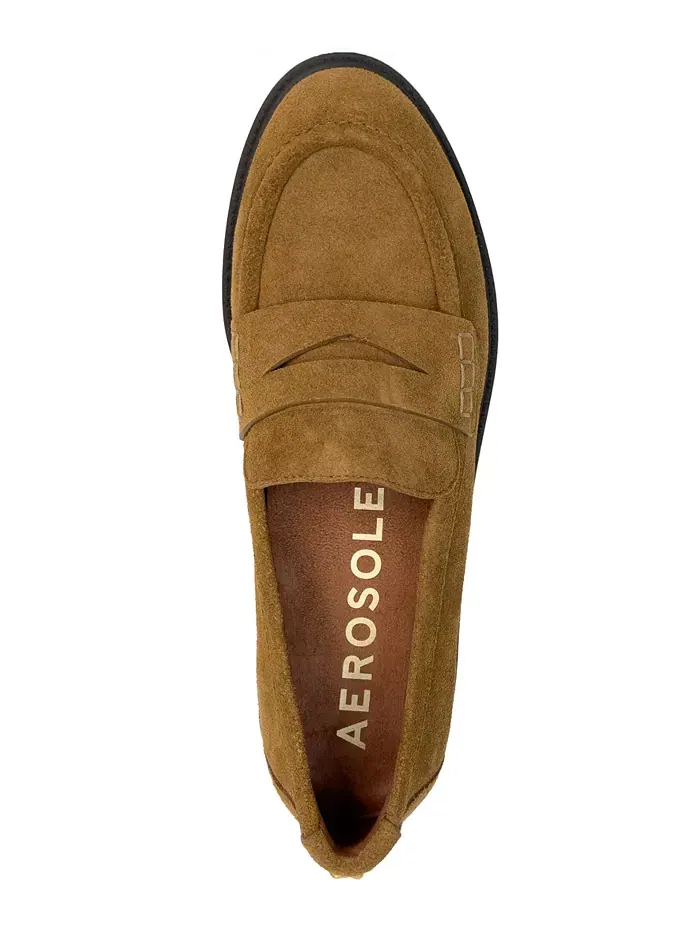 Женские туфли-лоферы Poeta Tailored Aerosoles — изображение 4 из 6, коричневый