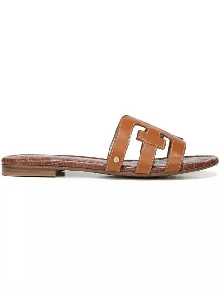 Женские сандалии без шнуровки на плоской подошве Sam Edelman — изображение 2 из 5, медовый