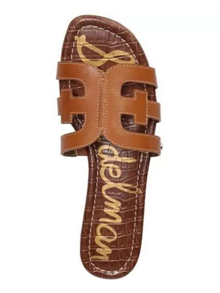 Женские сандалии без шнуровки на плоской подошве Sam Edelman — изображение 4 из 5, медовый