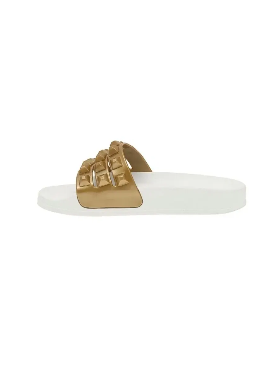 Сандалии-слайды Mini Carmen Kids Slides Sandals CARMEN SOL — изображение 2 из 4, золото