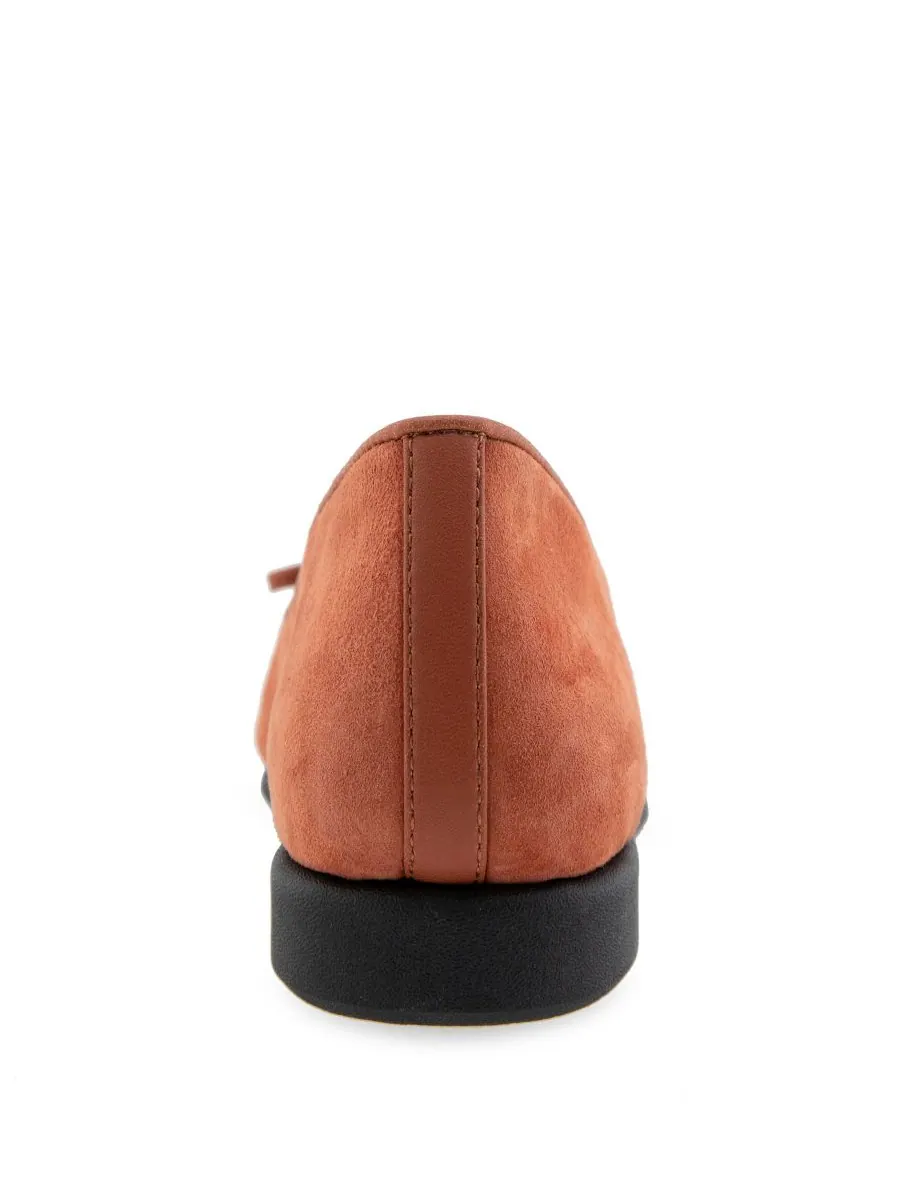 Женские балетки Novia с зауженным носком Aerosoles, Rust Suede — изображение 3 из 6