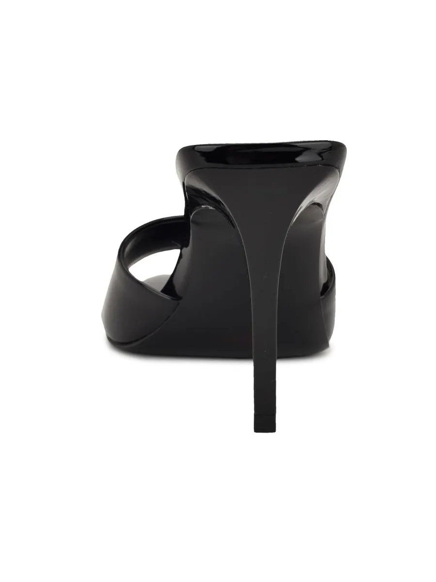 Женские сандалии-шпильки Hather без шнурков Nine West — изображение 3 из 5, черный