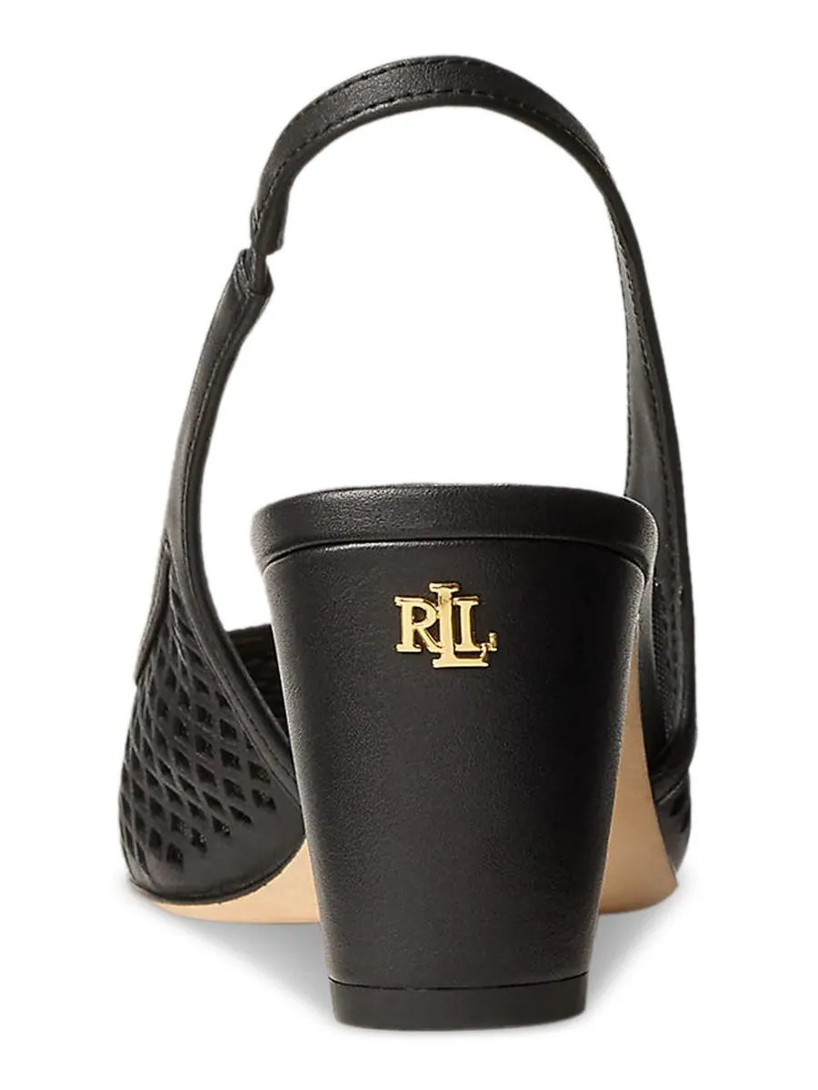 Женские туфли-лодочки Klaire с открытой пяткой Lauren Ralph Lauren — изображение 3 из 4, черный