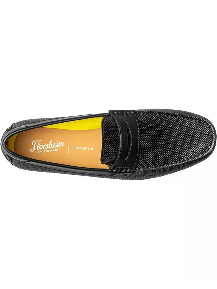 Мужские мокасины Motor Moc Toe Penny Driving Loafer Florsheim — изображение 6 из 8, черный