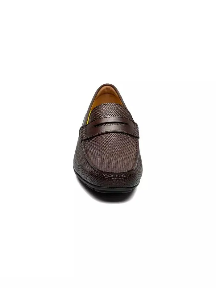 Мужские мокасины Penny для вождения с Moc Toe Florsheim — изображение 2 из 8, коричневый