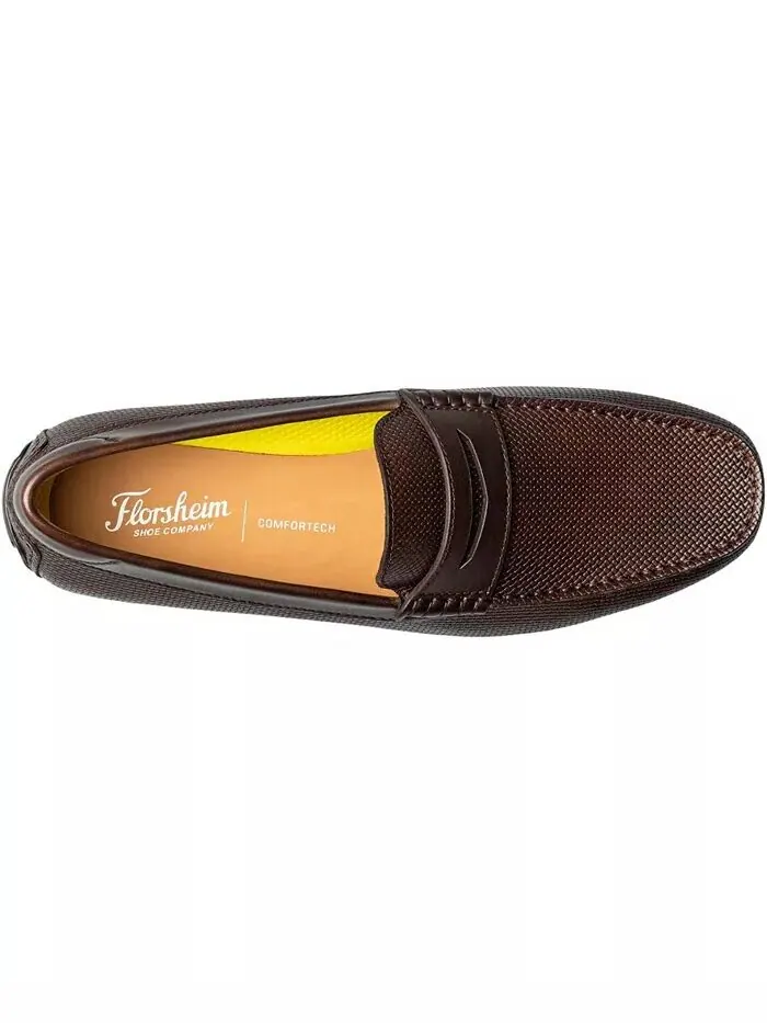 Мужские мокасины Penny для вождения с Moc Toe Florsheim — изображение 6 из 8, коричневый