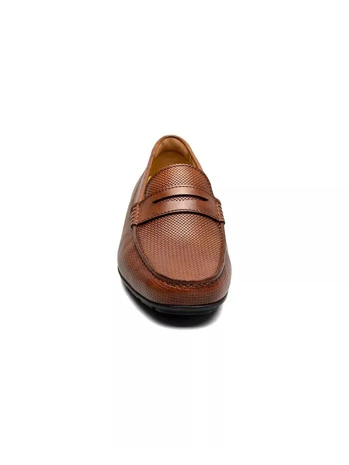 Мужские мокасины Penny для вождения с Moc Toe Florsheim — изображение 2 из 8, коричневый