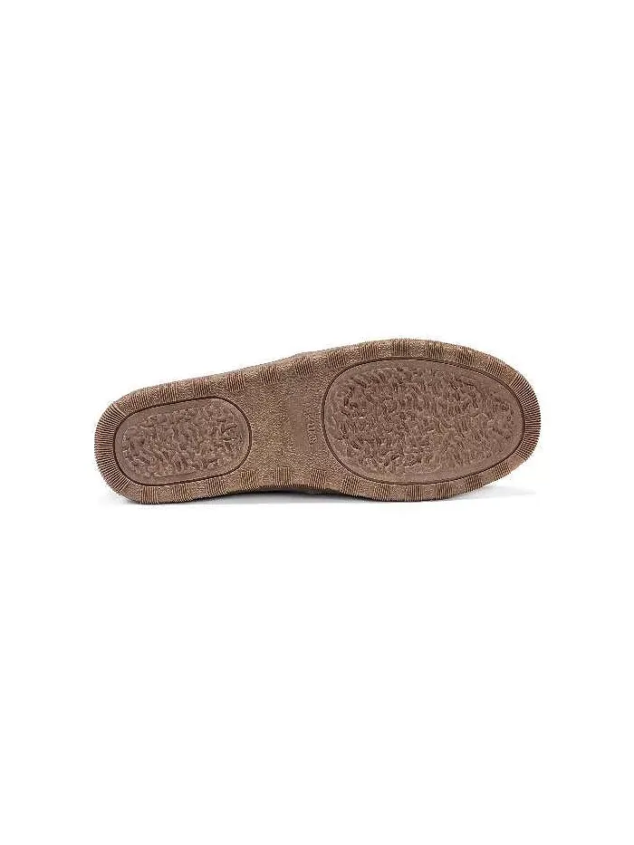 Мужские мокасины-тапочки Paul Printed из берберской замши MUK LUKS — изображение 2 из 7, бежевый