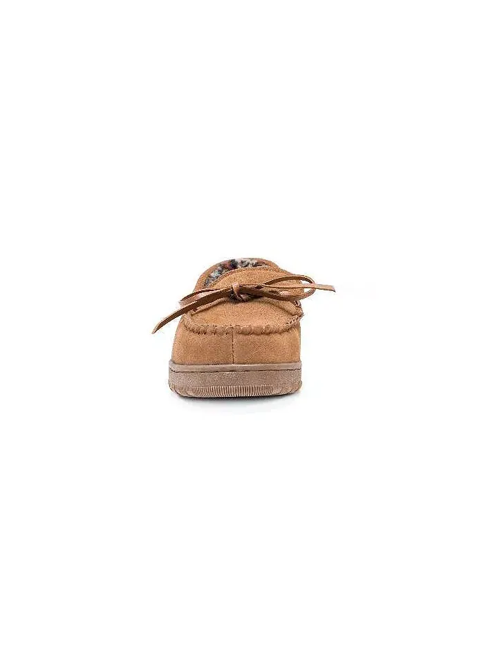 Мужские мокасины-тапочки Paul Printed из берберской замши MUK LUKS — изображение 5 из 7, бежевый