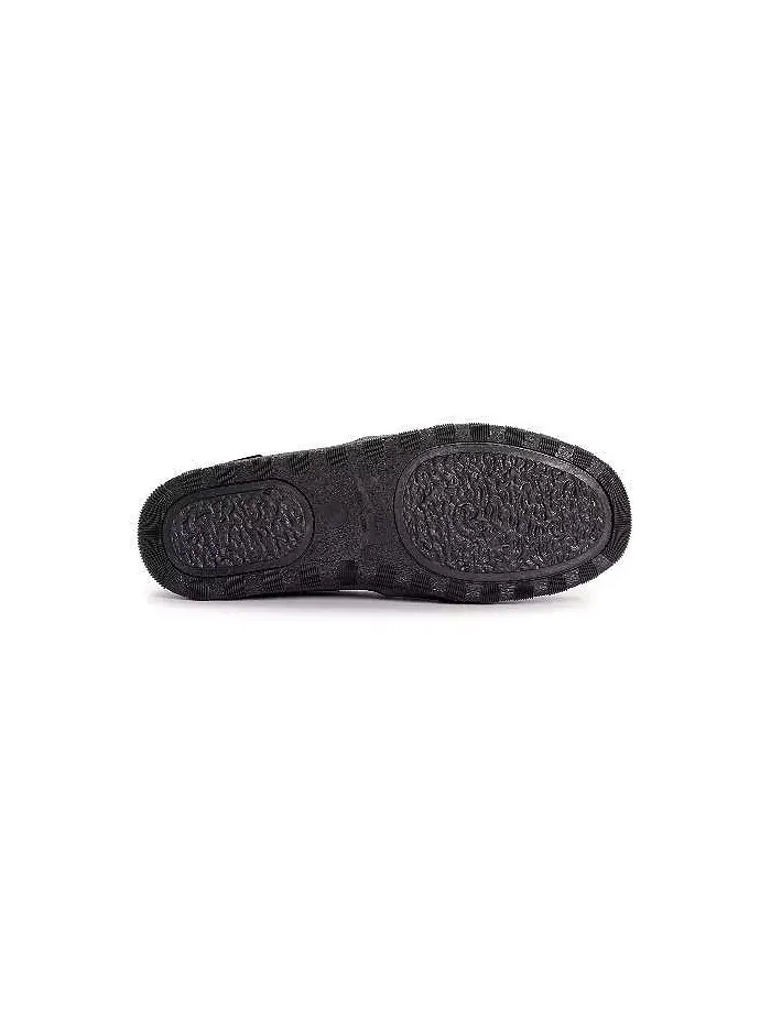 Мужские мокасины-тапочки Paul Printed из берберской замши MUK LUKS — изображение 3 из 6, черный