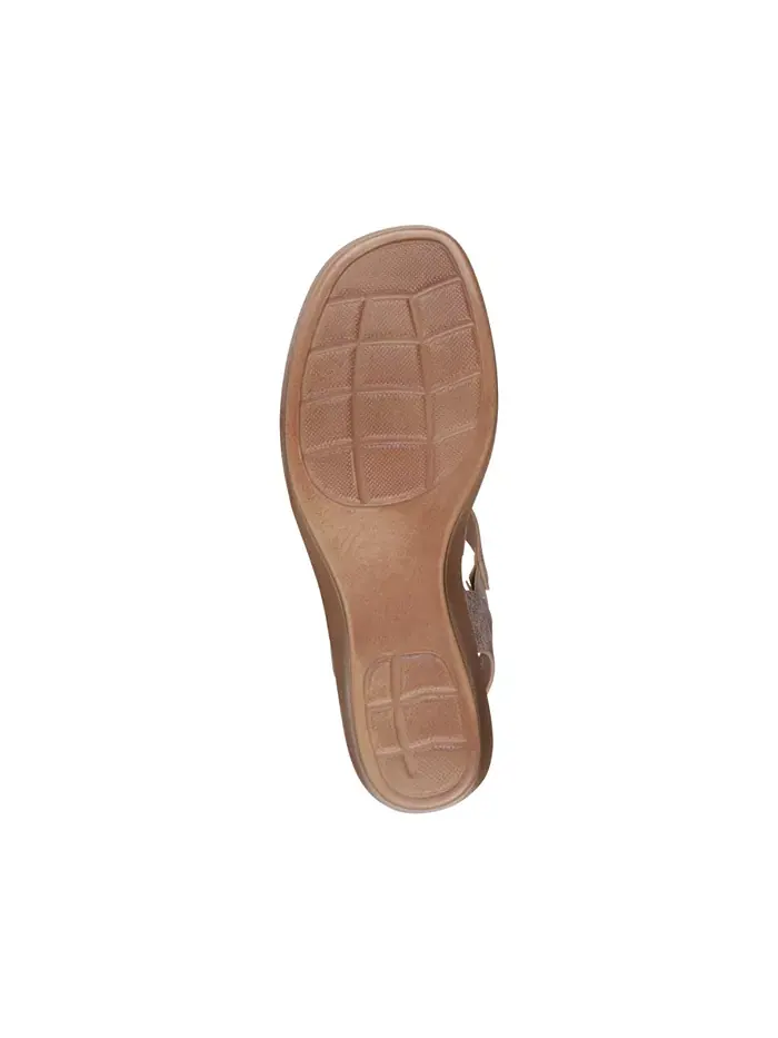 Женские босоножки Elissa на платформе с декоративными элементами GC Shoes — изображение 5 из 5, розовый золотистый