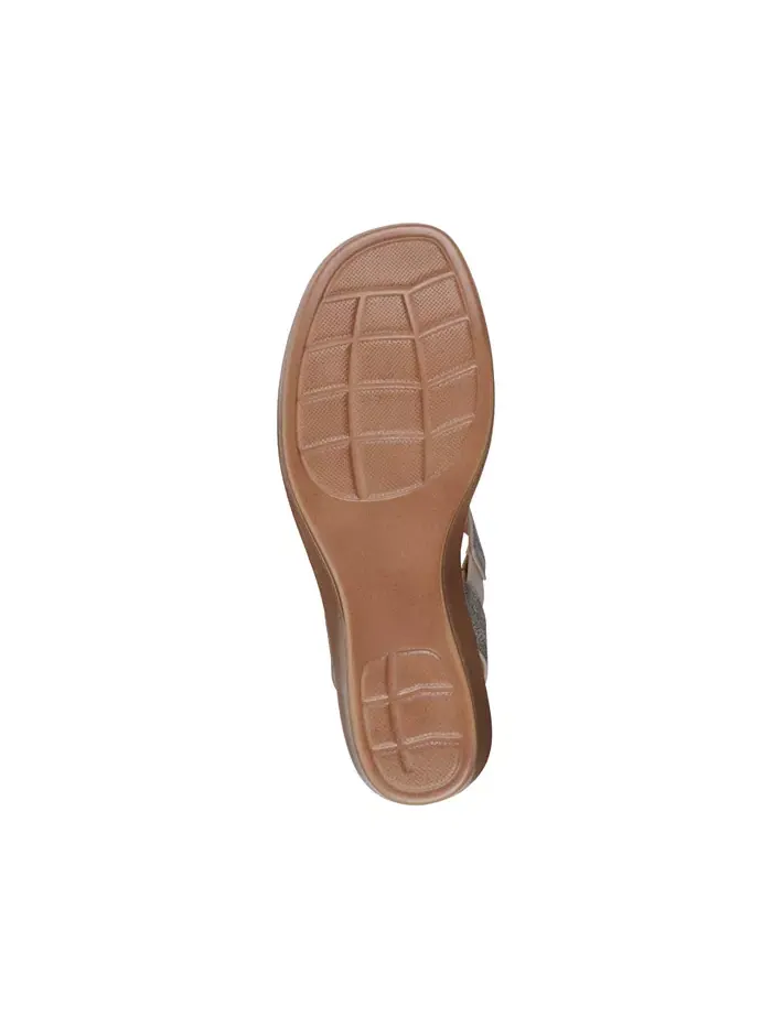 Женские босоножки Elissa на платформе с декоративными элементами GC Shoes — изображение 5 из 5, серебристый