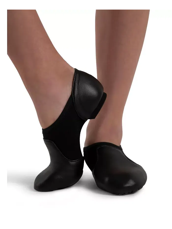 Джазовые туфли для девочек Jazz Glove с широкой колодкой Capezio — изображение 1 из 6, черный