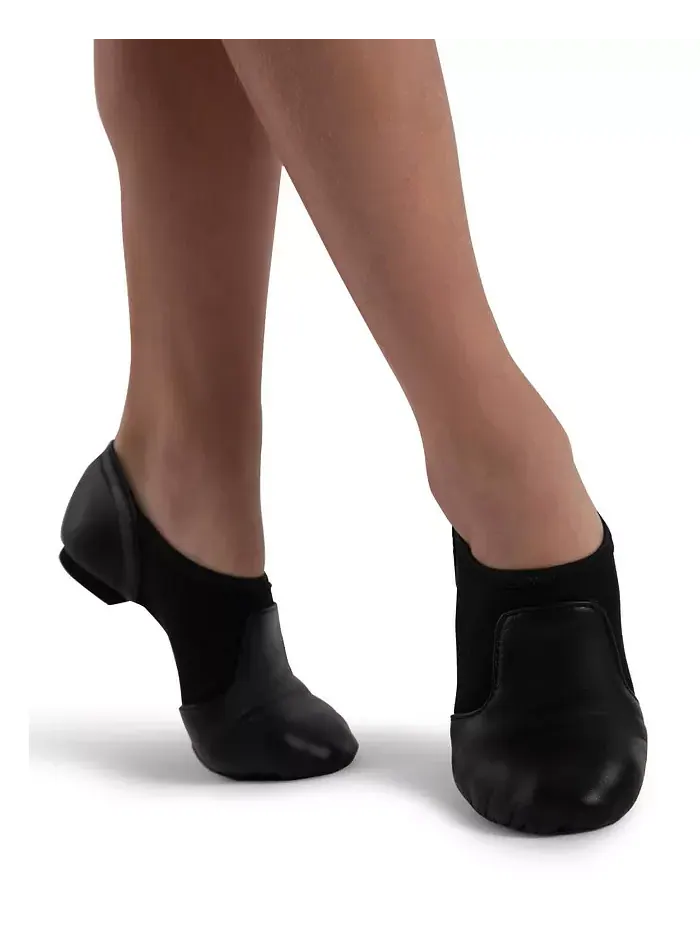 Джазовые туфли для девочек Jazz Glove с широкой колодкой Capezio — изображение 2 из 6, черный