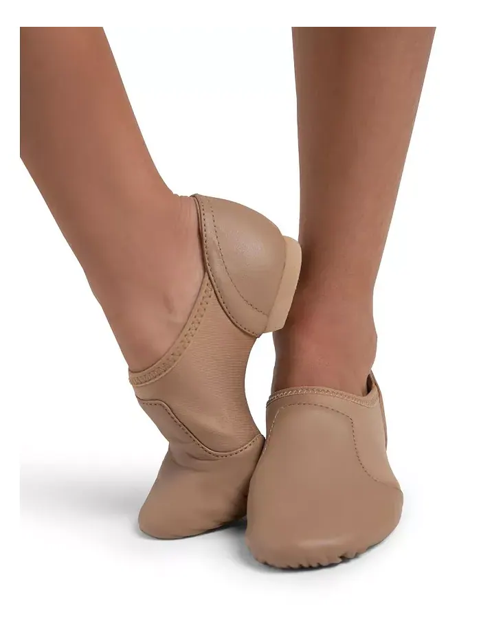 Джазовые туфли для девочек Jazz Glove с широкой колодкой Capezio — изображение 2 из 4, карамель