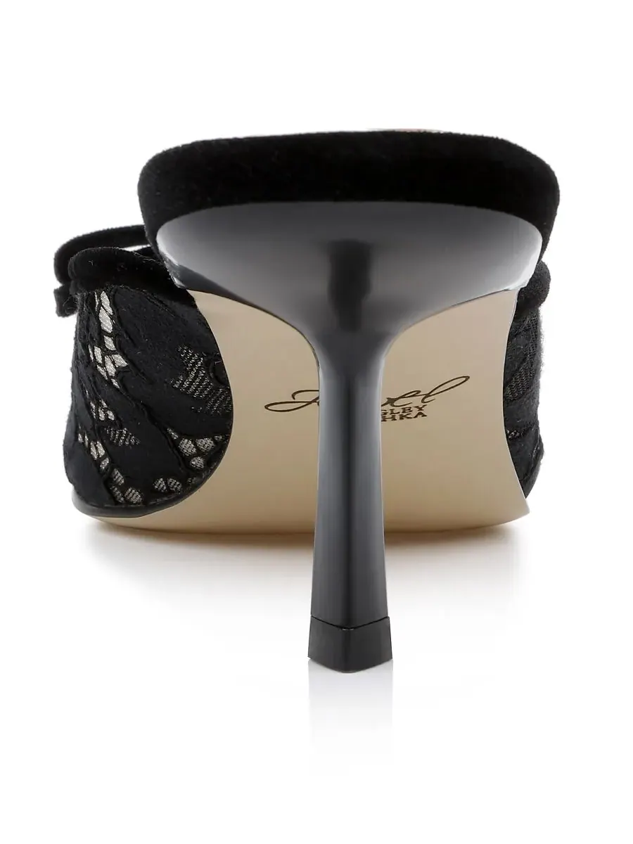 Jewel Badgley Mischka Женские вечерние мюли Elliott Slip-On — изображение 3 из 5, черный