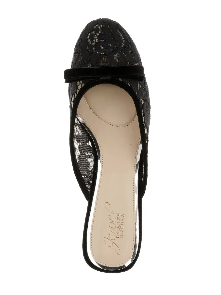 Jewel Badgley Mischka Женские вечерние мюли Elliott Slip-On — изображение 4 из 5, черный
