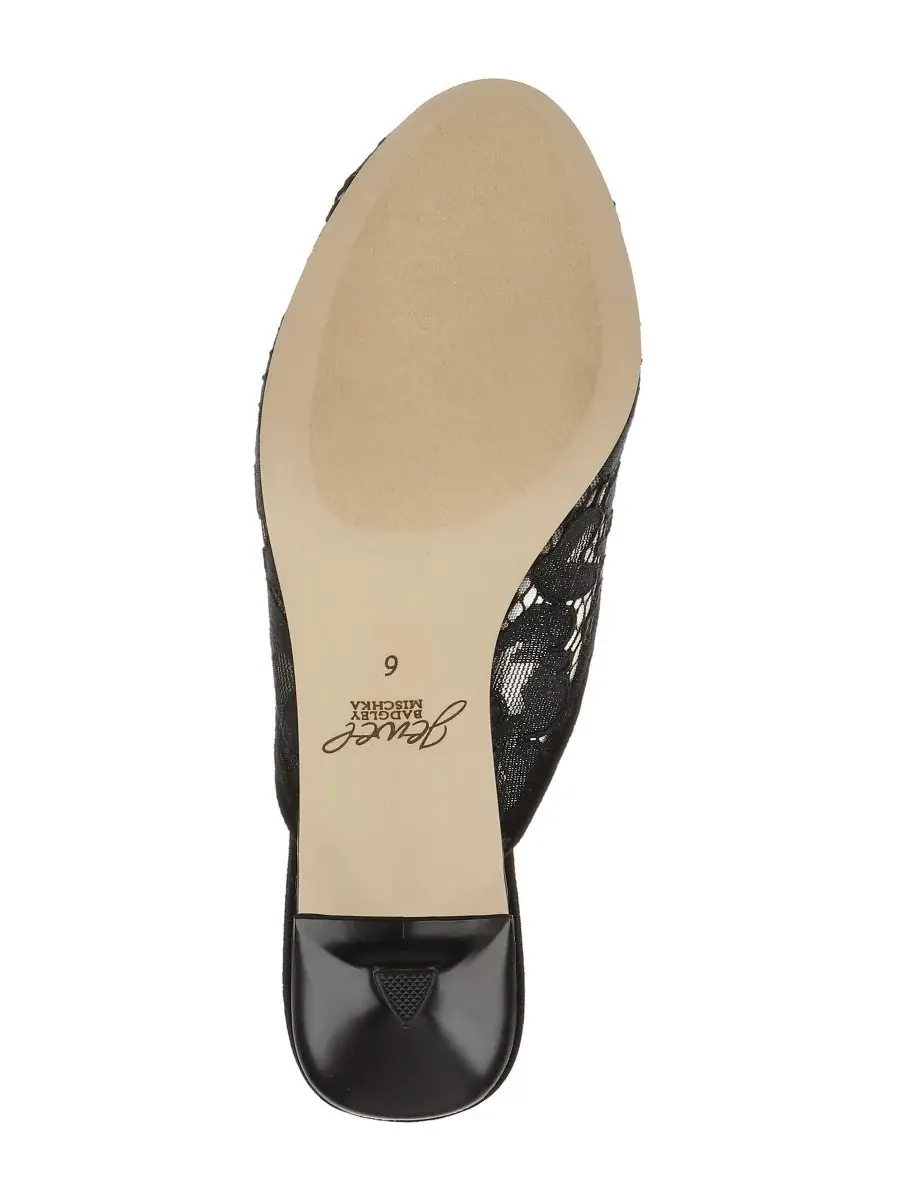 Jewel Badgley Mischka Женские вечерние мюли Elliott Slip-On — изображение 5 из 5, черный