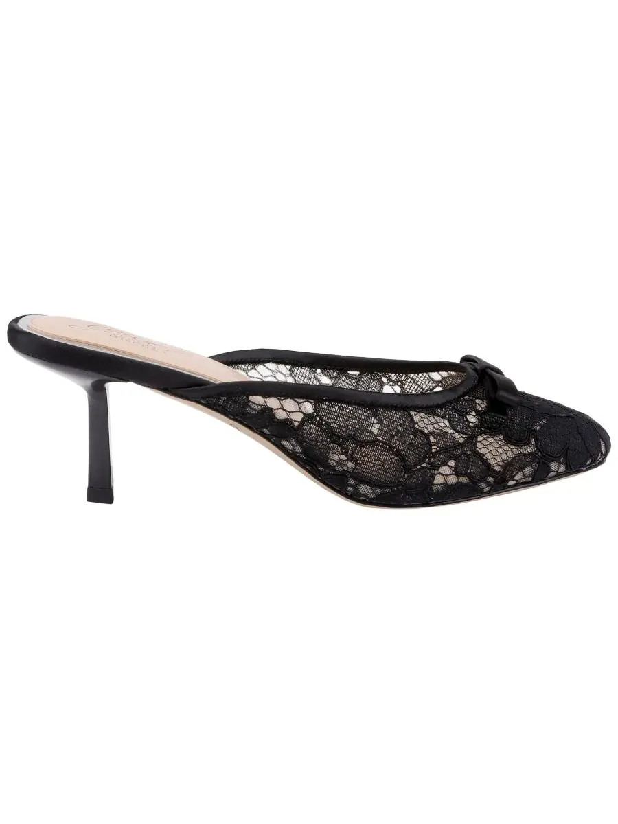 Jewel Badgley Mischka Женские вечерние мюли Elliott Slip-On — изображение 2 из 5, черный