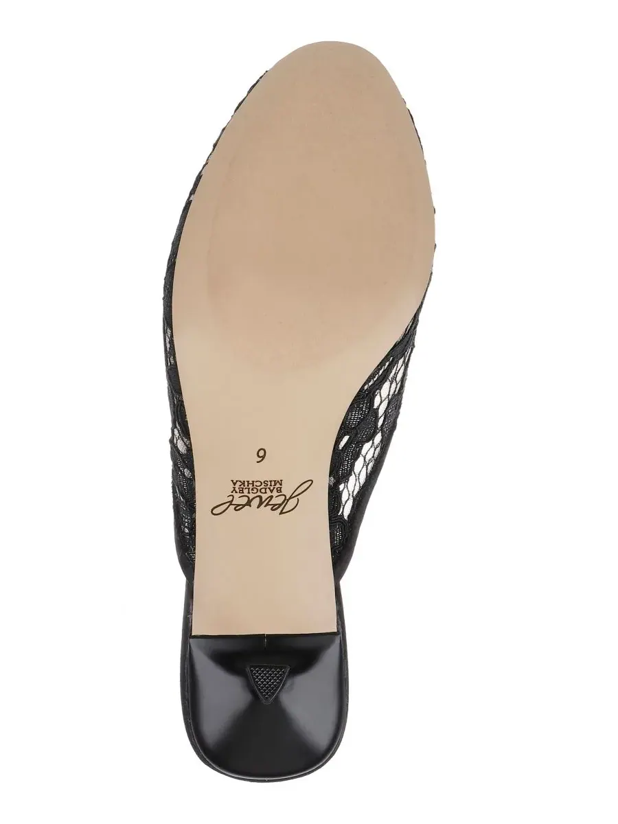 Jewel Badgley Mischka Женские вечерние мюли Elliott Slip-On — изображение 5 из 5, черный