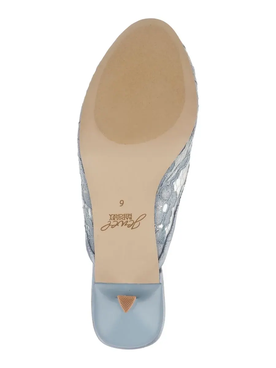 Jewel Badgley Mischka Женские вечерние мюли Elliott Slip-On — изображение 5 из 5, синий