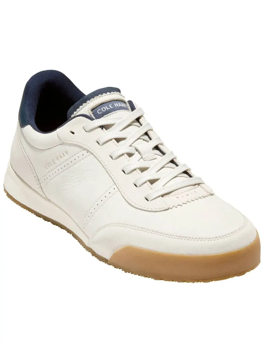 Мужские кроссовки GrandPro с закругленным носком и узким профилем Cole Haan, айвори nubuck