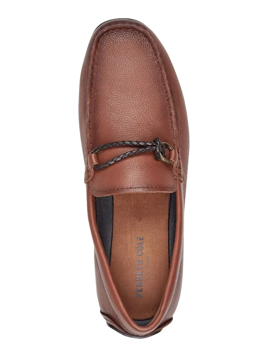 Мужские повседневные лоферы Dominic без шнурков Kenneth Cole New York — изображение 4 из 5, коньячный