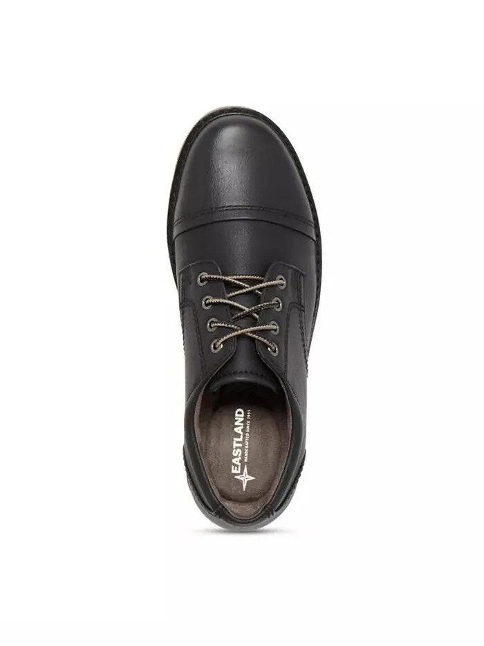 Мужские туфли-оксфорды Ike Cap Toe Eastland Shoe — изображение 2 из 6, черный