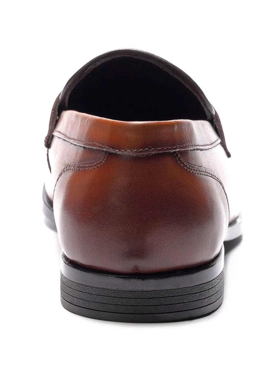 Мужские лоферы Solstice Penny Loafers Carlos by Carlos Santana — изображение 3 из 6, бежевый