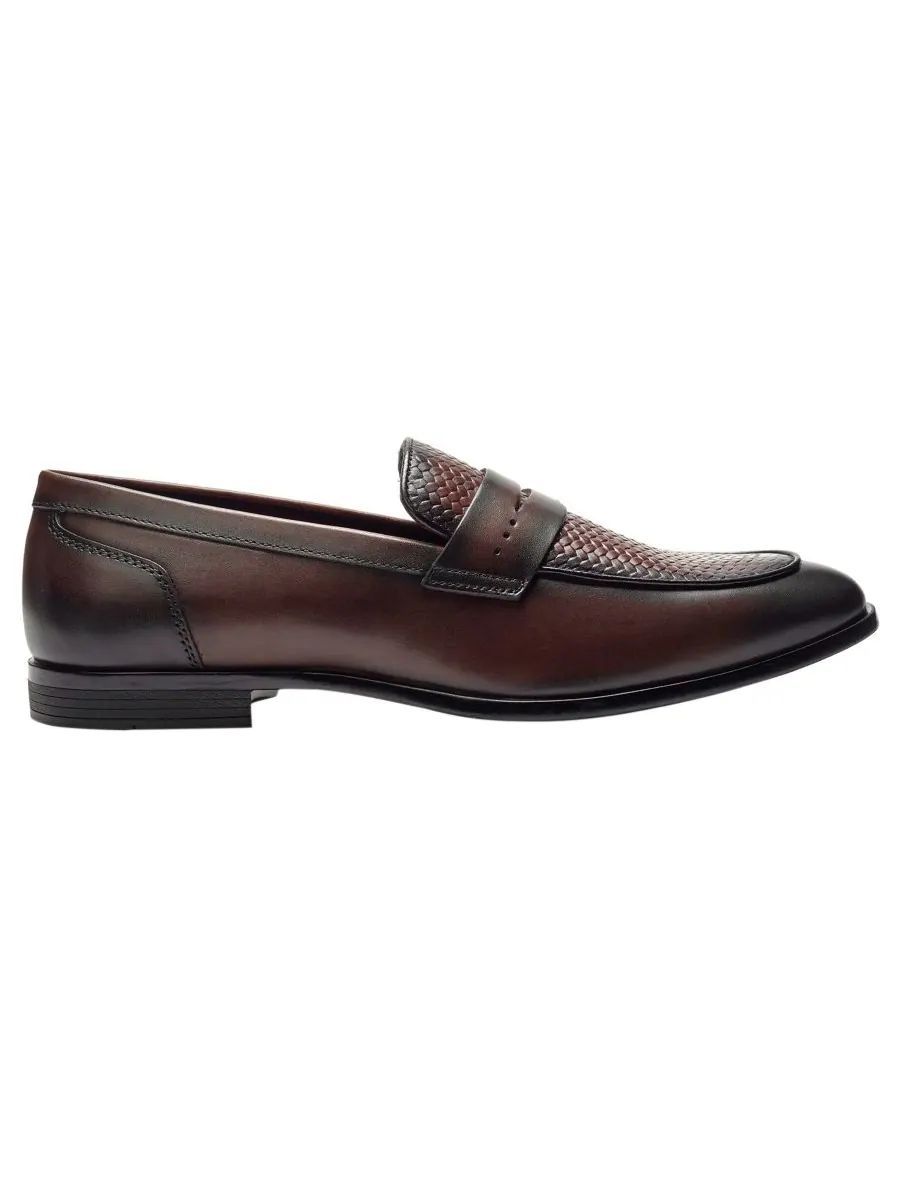 Мужские лоферы Solstice Penny Loafers Carlos by Carlos Santana — изображение 2 из 6, коричневый